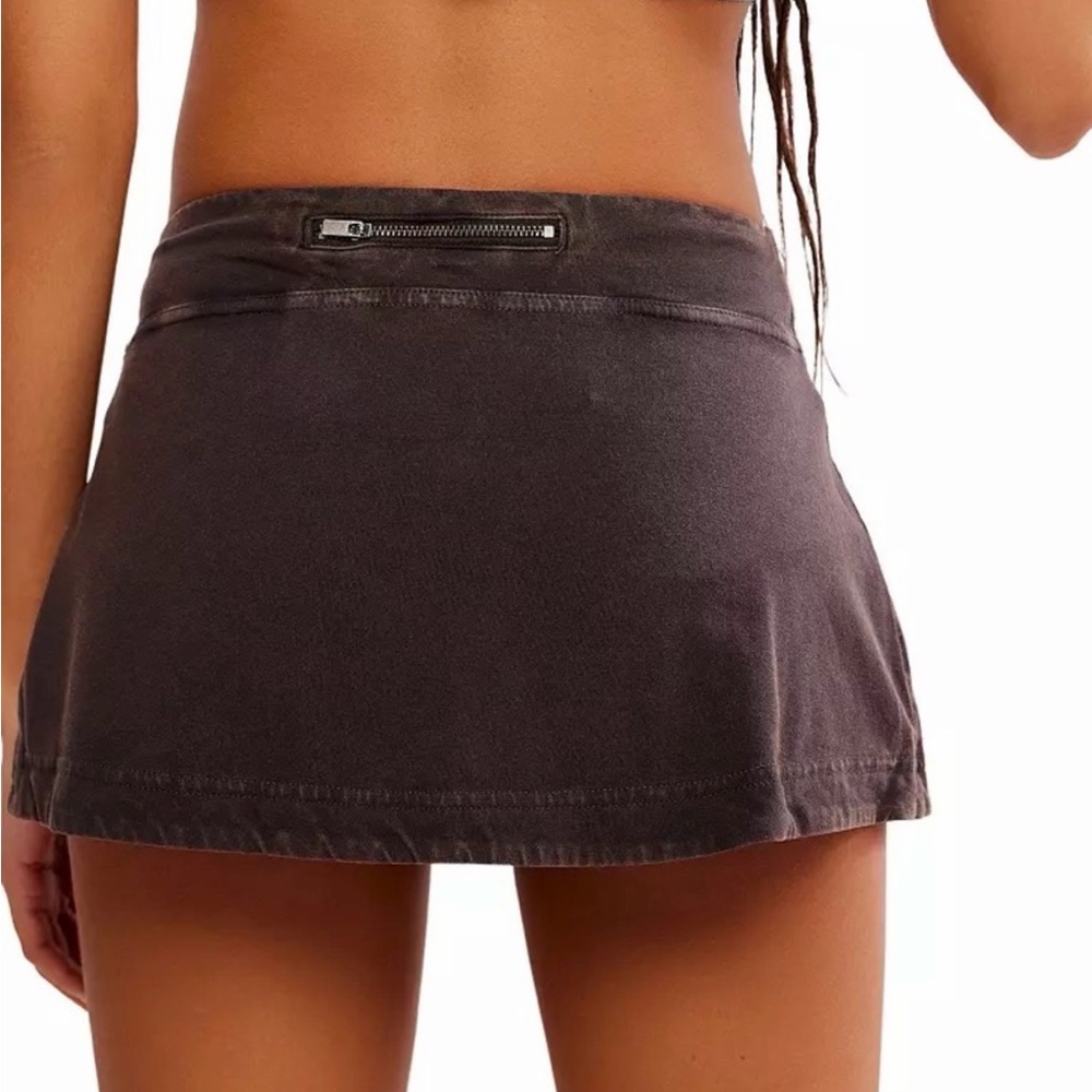 NWT FP Movement by Free People Hot Shot Mini Skort black M - Picture 5 of 9